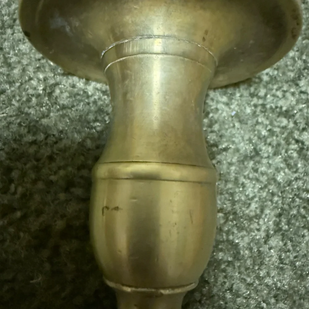 Antique Solid Brass Candle Sticks/Holders